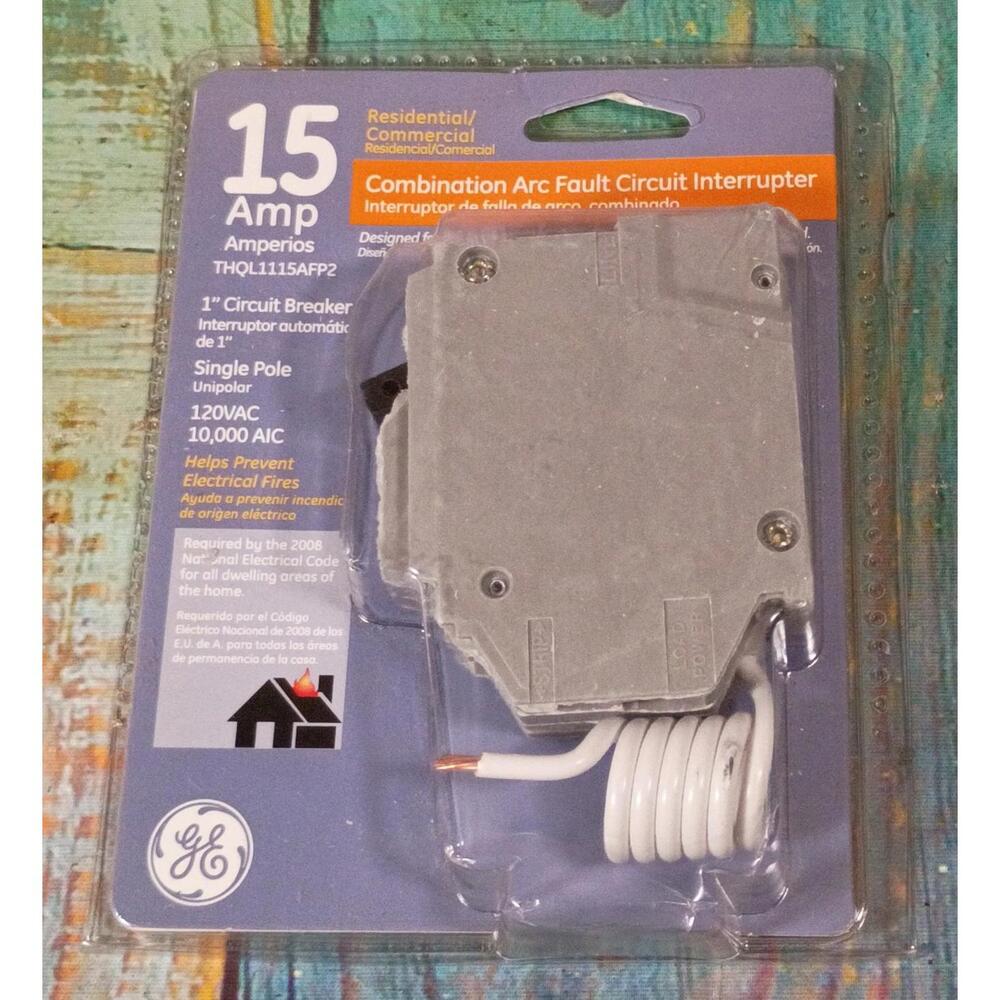 GE 15 Amp Combination Arc Fault Circuit‎ Breaker THQL1115AFP2